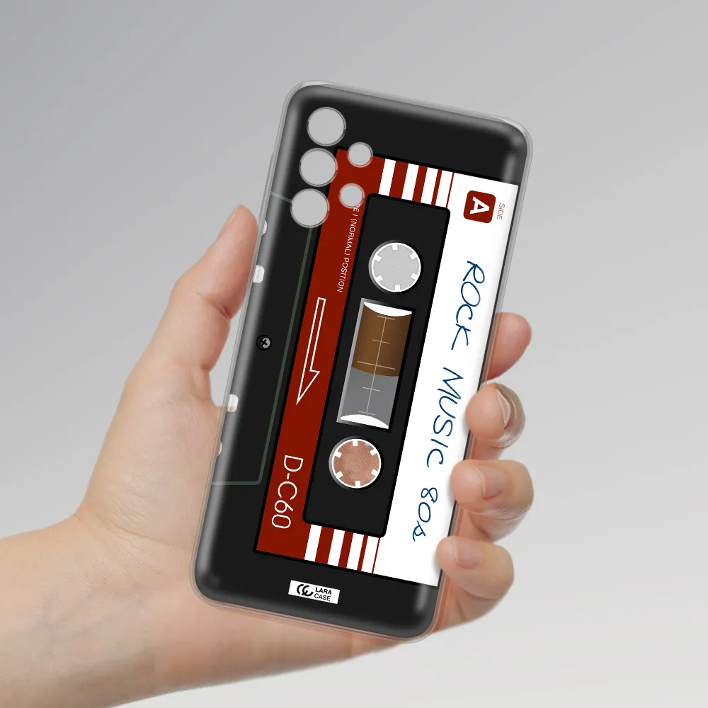Ruck Music Cassette Samsung A32 Clear TPU Case