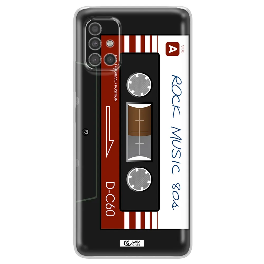 Ruck Music Cassette Samsung A40S Clear Tpu Case