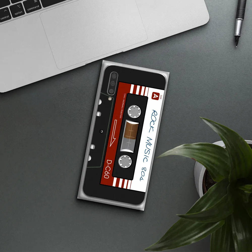 Ruck Music Cassette Samsung A50S Clear Tpu Case