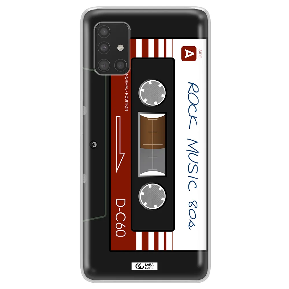 Ruck Music Cassette Samsung A51 Clear TPU Case