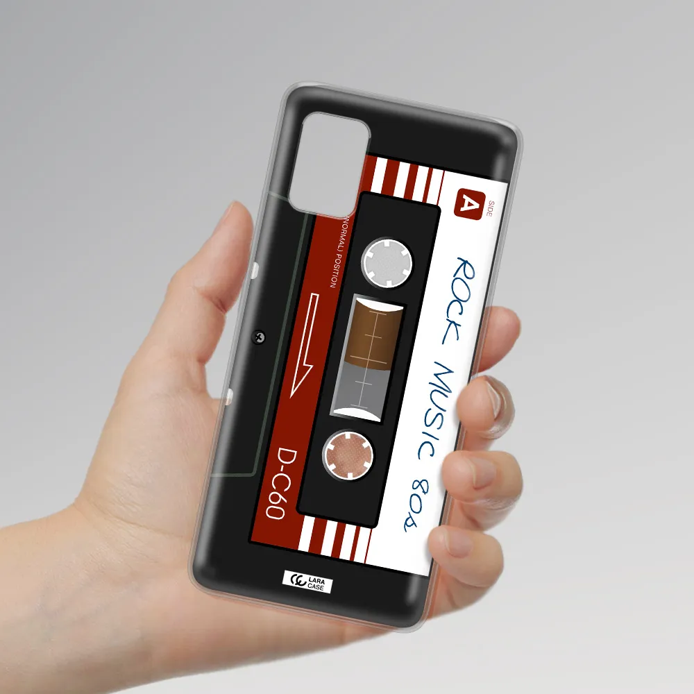 Ruck Music Cassette Samsung A51 Clear TPU Case