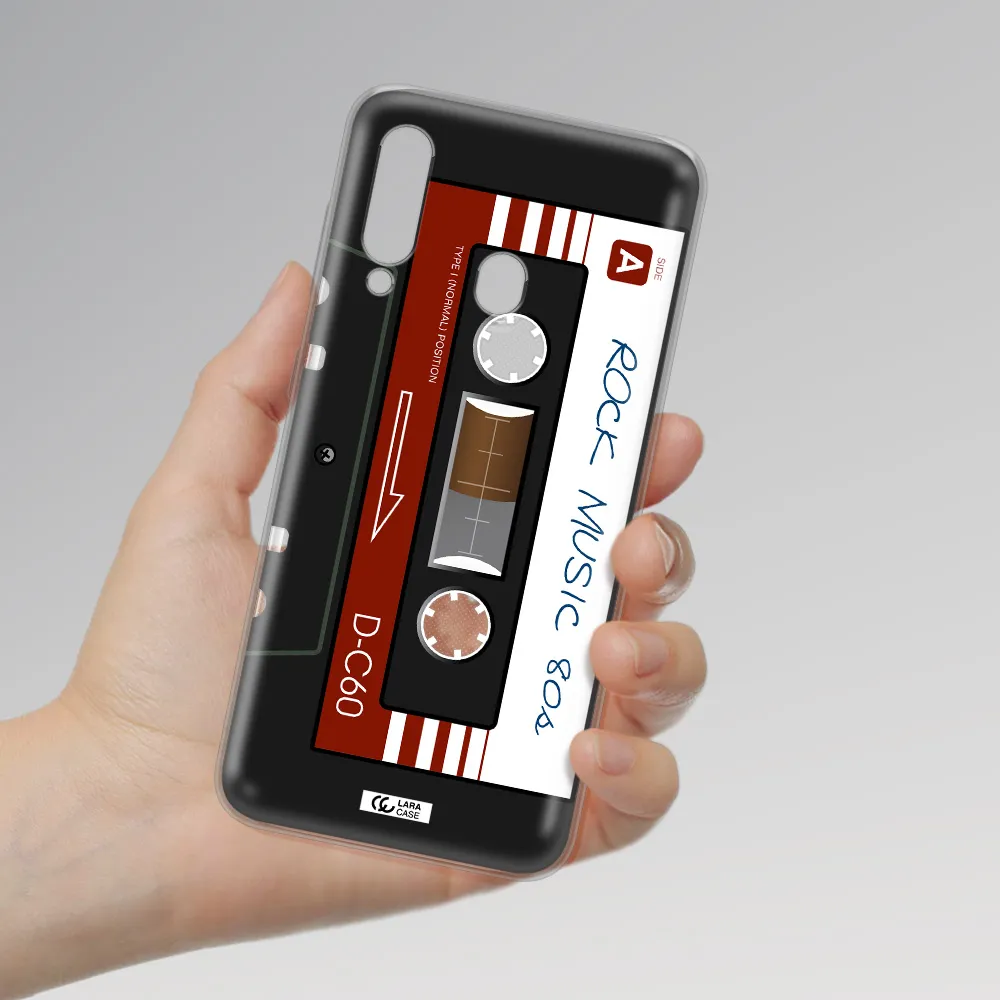 Ruck Music Cassette Samsung A60 Clear TPU Case