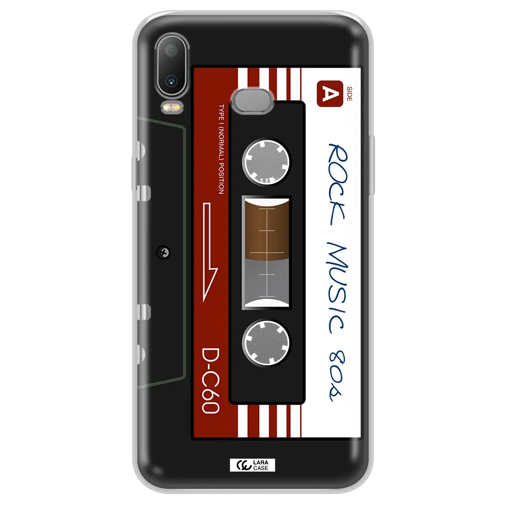 Ruck Music Cassette Samsung A6S Clear TPU Case