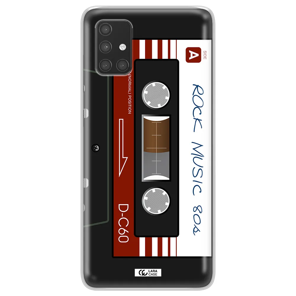 Ruck Music Cassette Samsung A71 Clear TPU Case