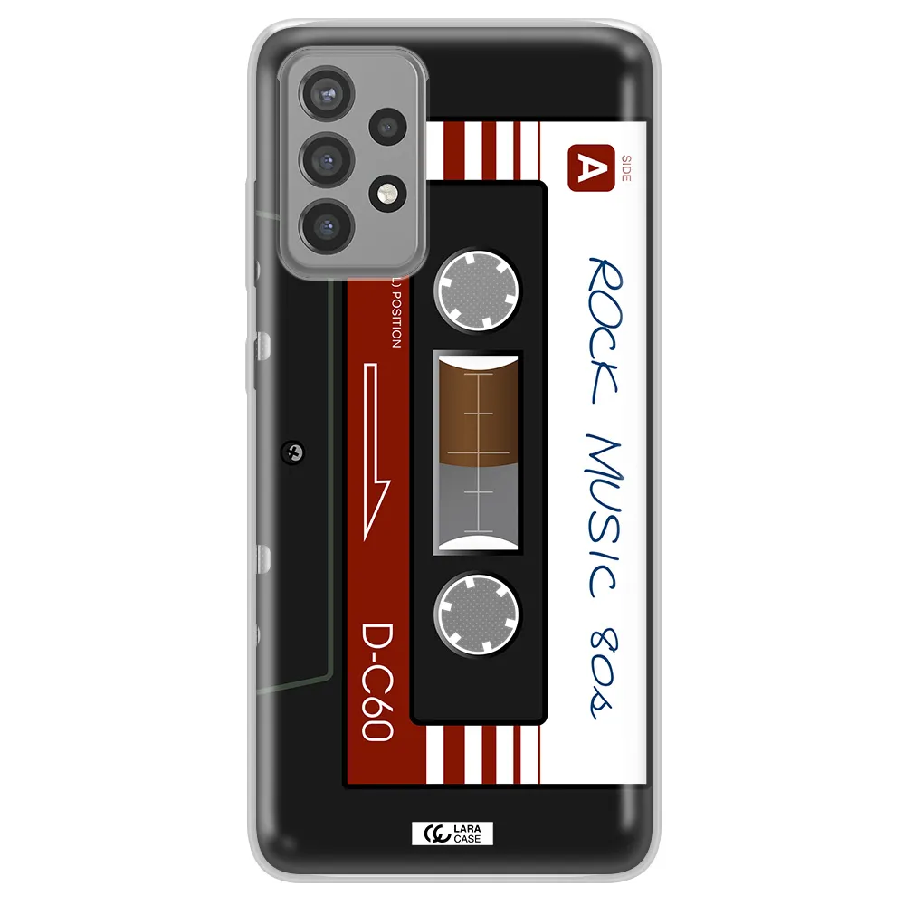 Ruck Music Cassette Samsung A72 Clear TPU Case