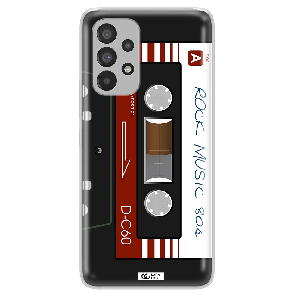 Ruck Music Cassette Samsung A73 Clear TPU Case