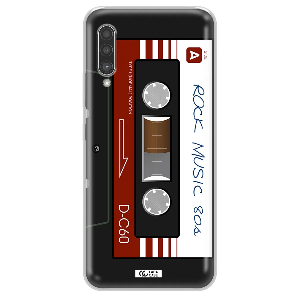 Ruck Music Cassette Samsung A90 Clear TPU Case