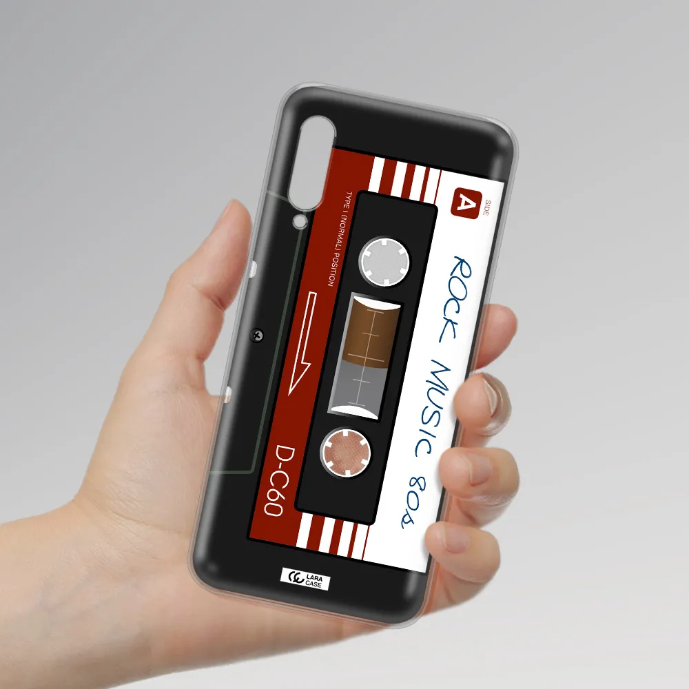 Ruck Music Cassette Samsung A90 Clear TPU Case