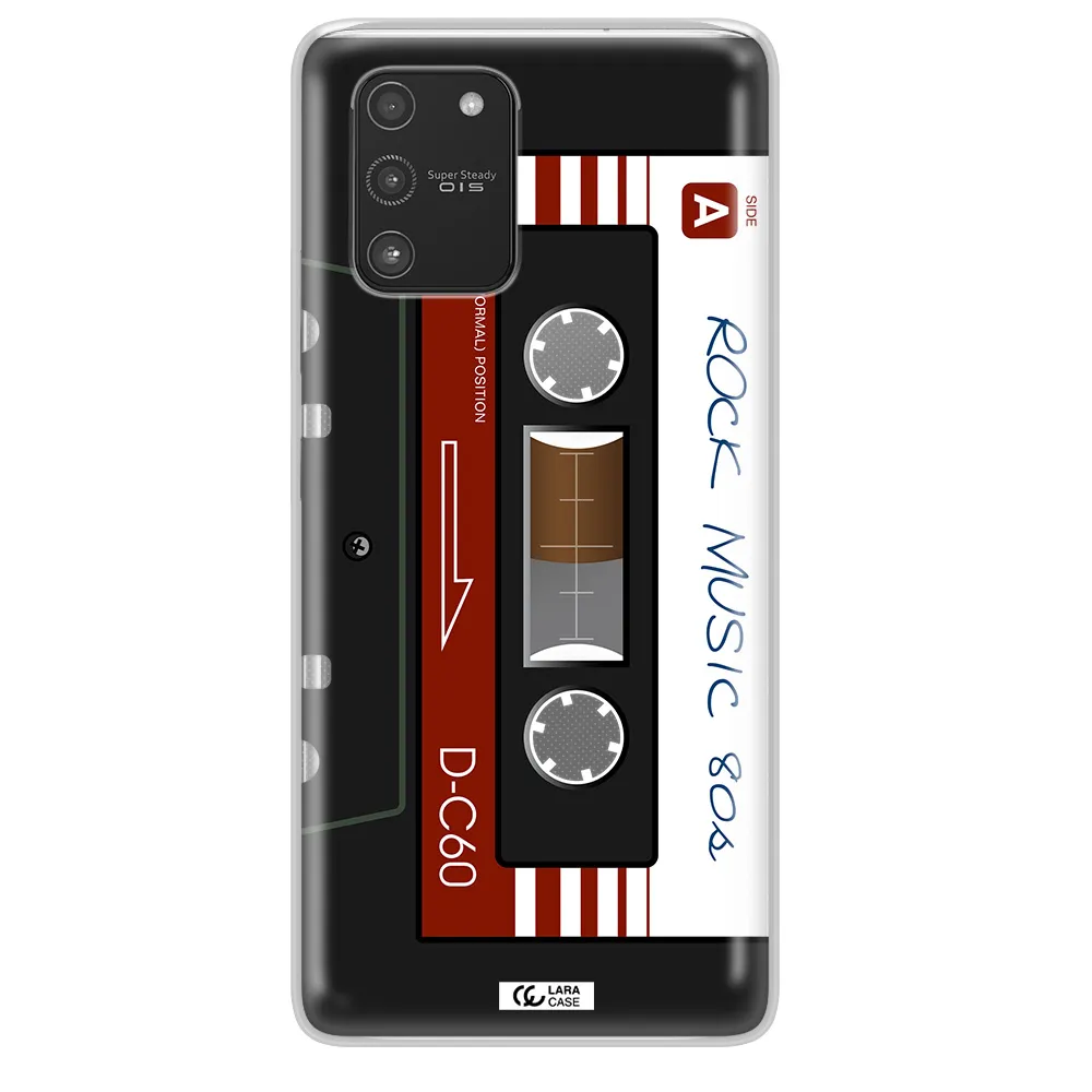 Ruck Music Cassette Samsung A91 Clear TPU Case