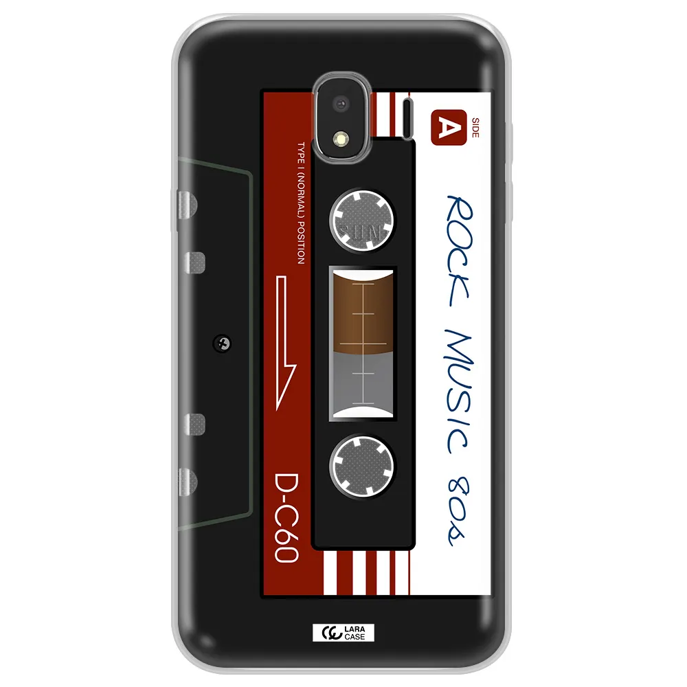 Ruck Music Cassette Samsung J4 Clear TPU Case
