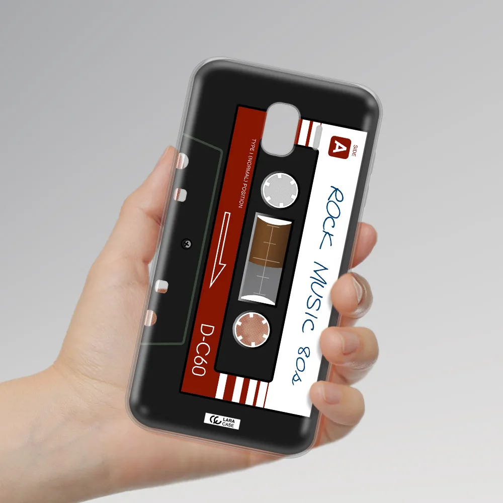 Ruck Music Cassette Samsung J4 Clear TPU Case