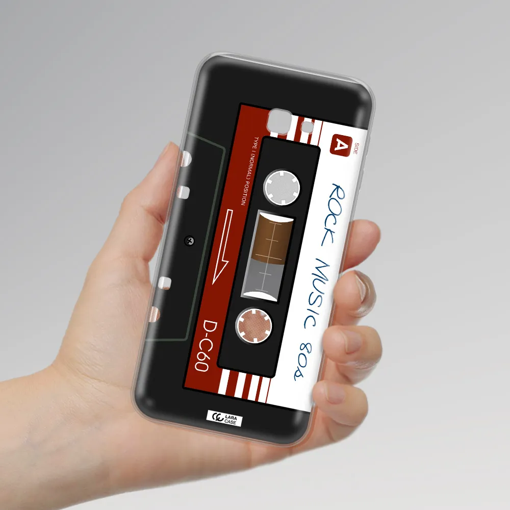 Ruck Music Cassette Samsung J4 Plus Clear TPU Case