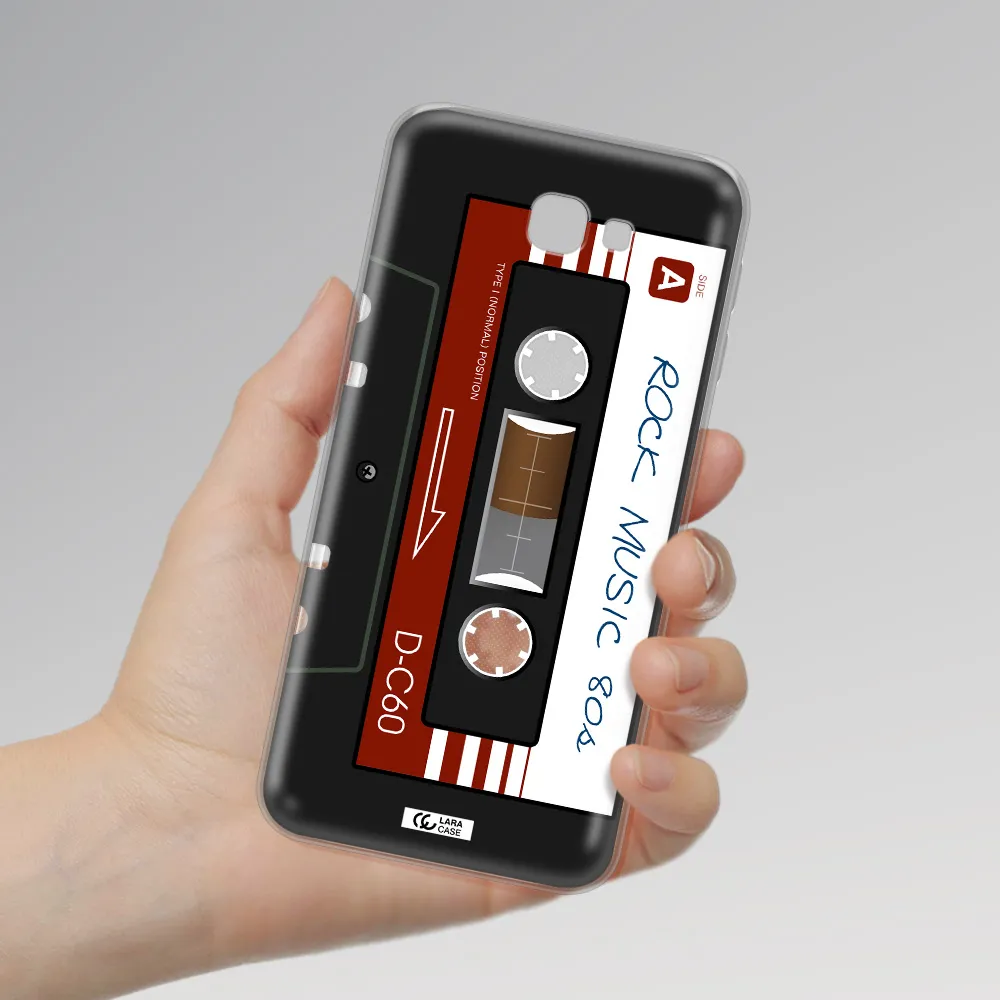 Ruck Music Cassette Samsung J5 Prime Clear TPU Case