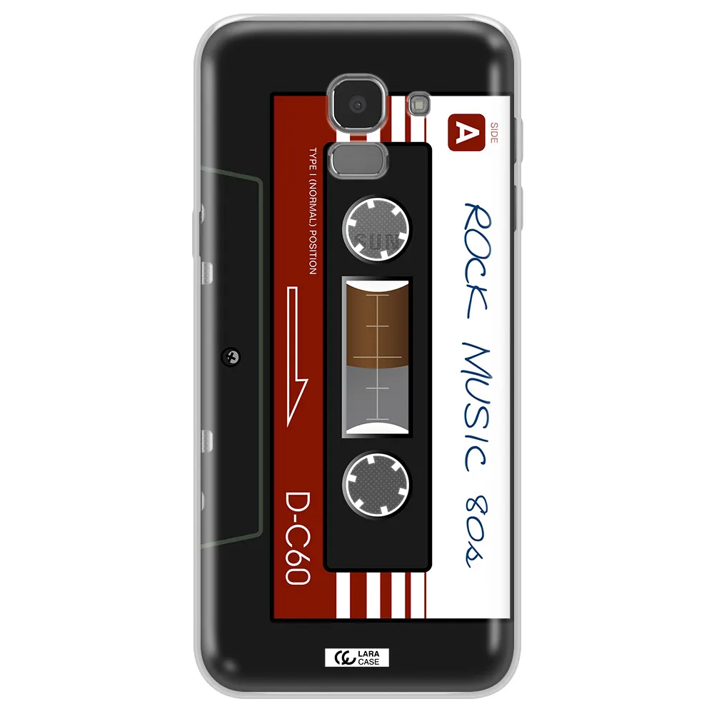 Ruck Music Cassette Samsung J6 Clear TPU Case
