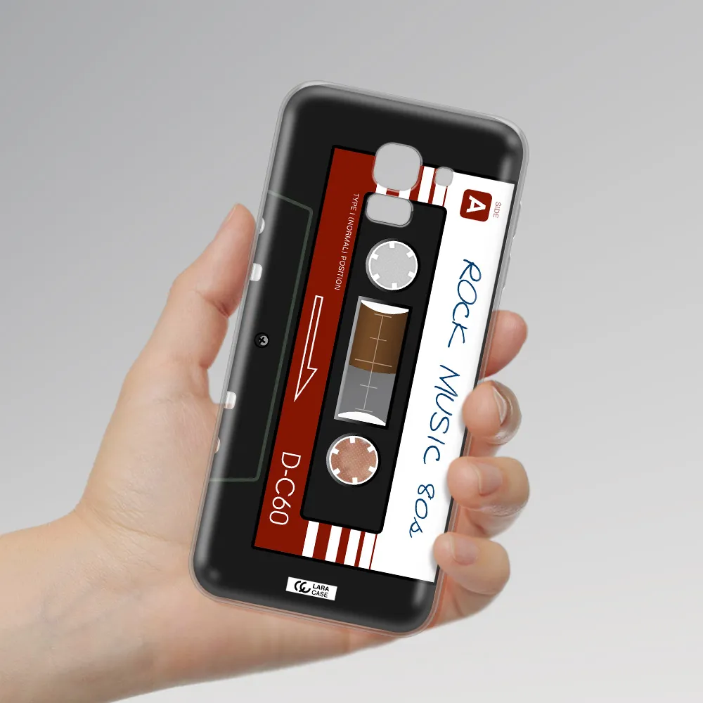 Ruck Music Cassette Samsung J6 Clear TPU Case