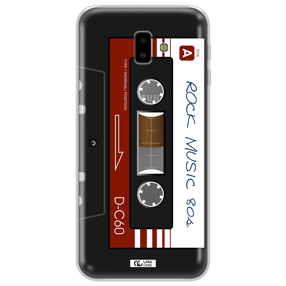 Ruck Music Cassette Samsung J6 Plus Clear TPU Case