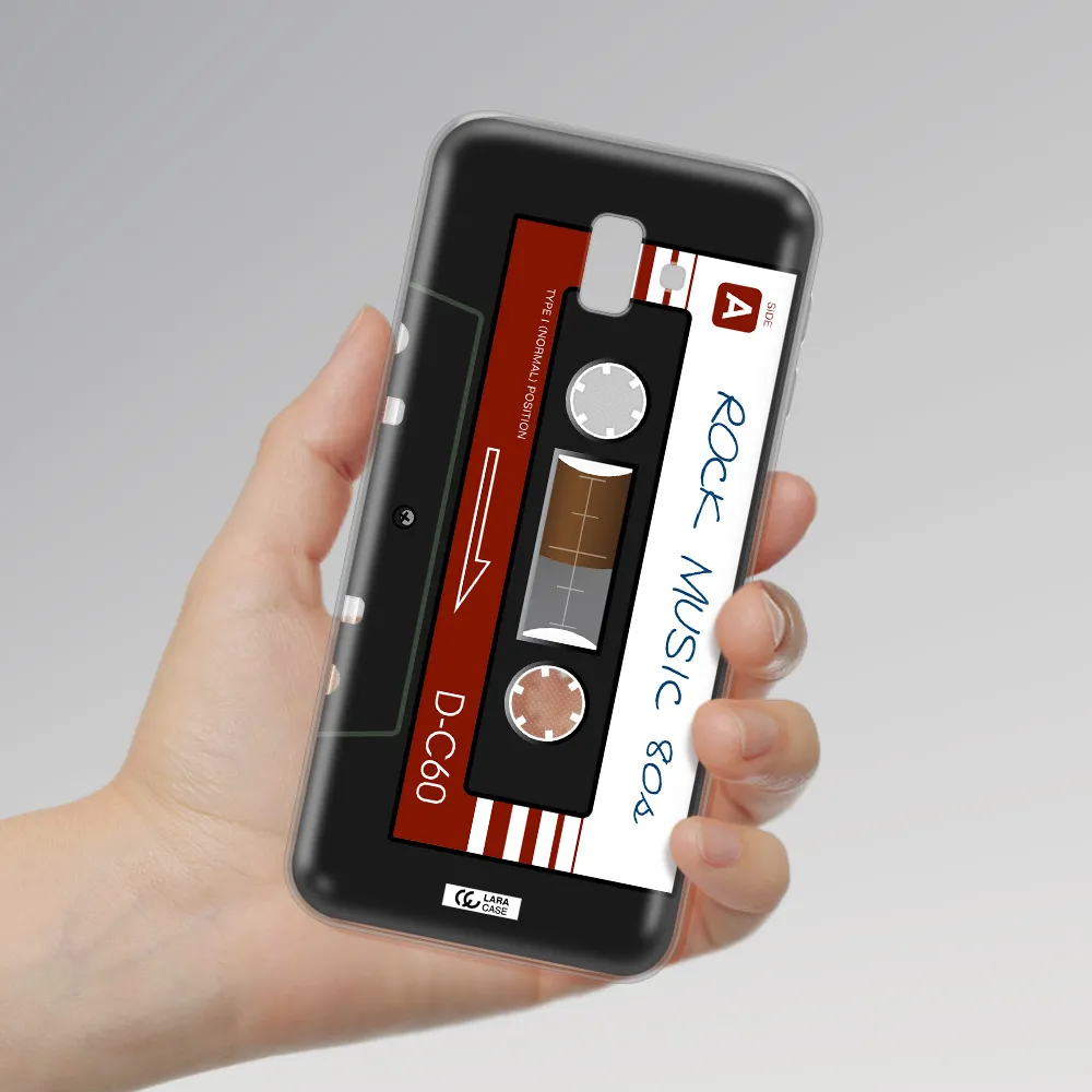 Ruck Music Cassette Samsung J6 Plus Clear TPU Case