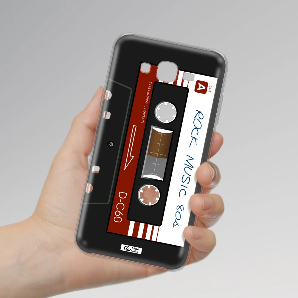 Ruck Music Cassette Samsung J7 2015 Clear TPU Case