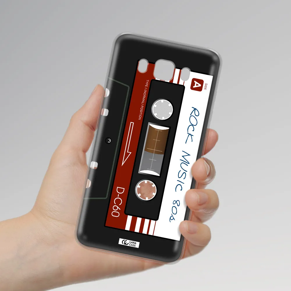 Ruck Music Cassette Samsung J7 2016 Clear TPU Case