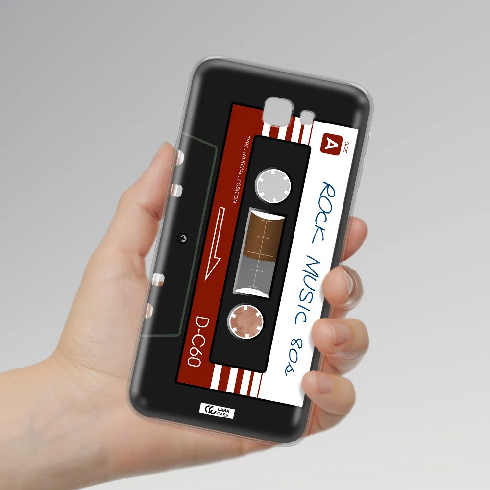 Ruck Music Cassette Samsung J7 Prim Clear TPU Case