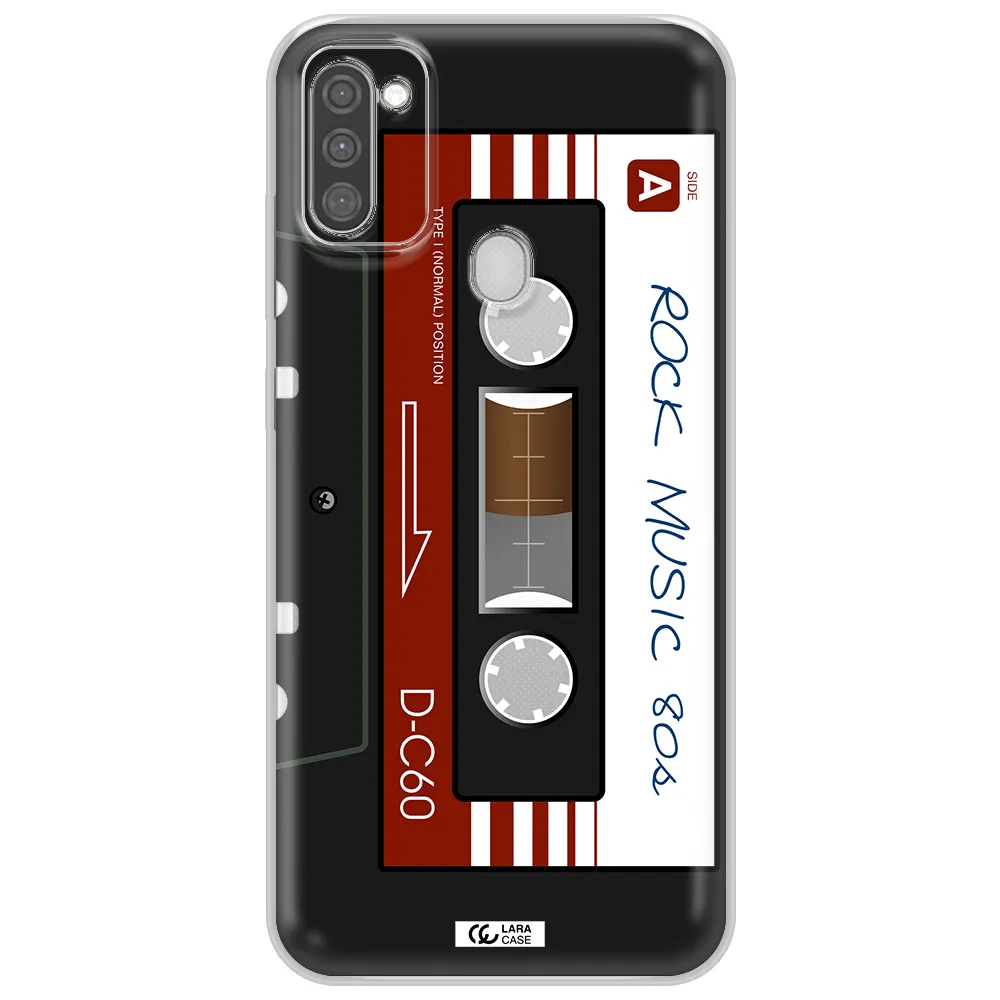 Ruck Music Cassette Samsung M11 Clear TPU Case