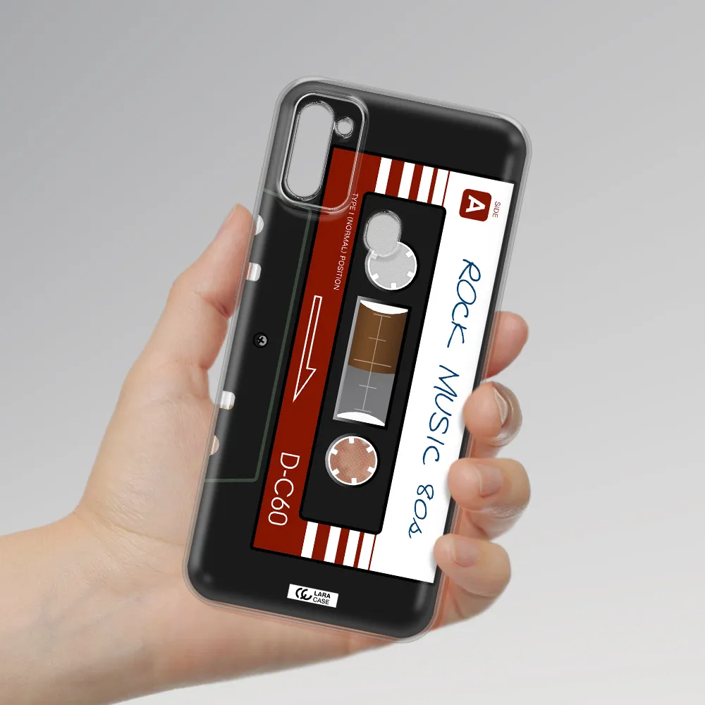 Ruck Music Cassette Samsung M11 Clear TPU Case