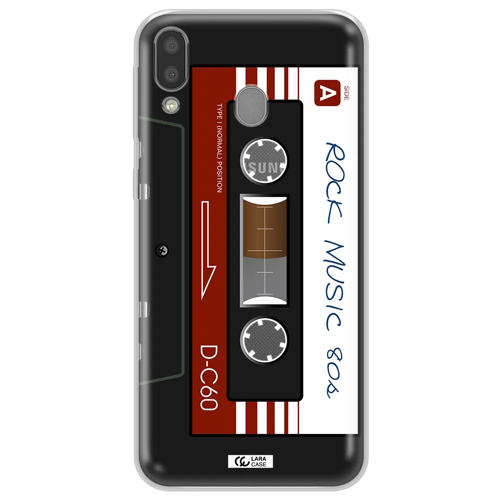 Ruck Music Cassette Samsung M20 Clear TPU Case