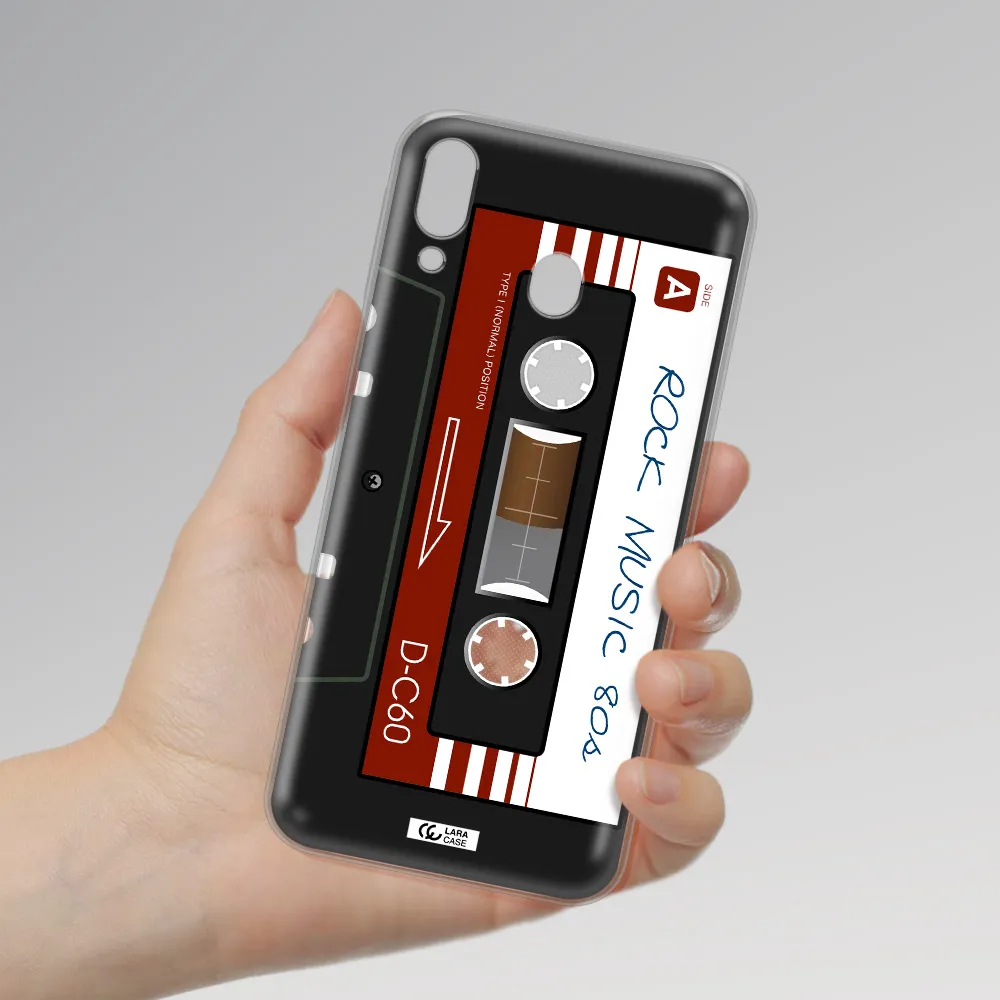 Ruck Music Cassette Samsung M20 Clear TPU Case