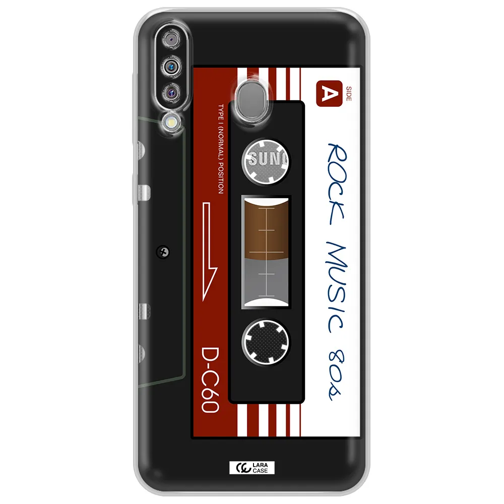 Ruck Music Cassette Samsung M30 Clear TPU Case