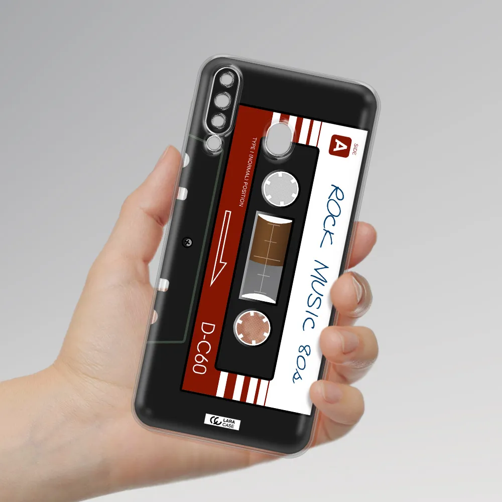 Ruck Music Cassette Samsung M30 Clear TPU Case