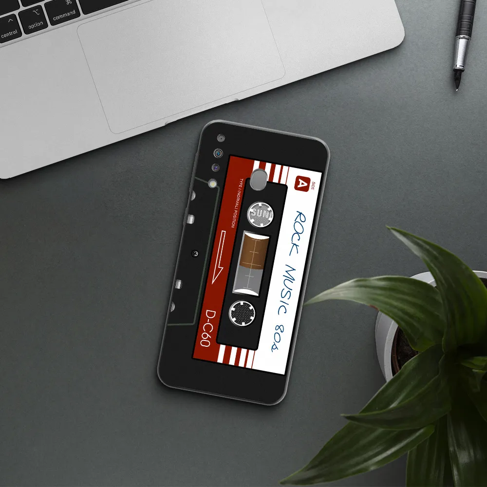 Ruck Music Cassette Samsung M30 Clear TPU Case