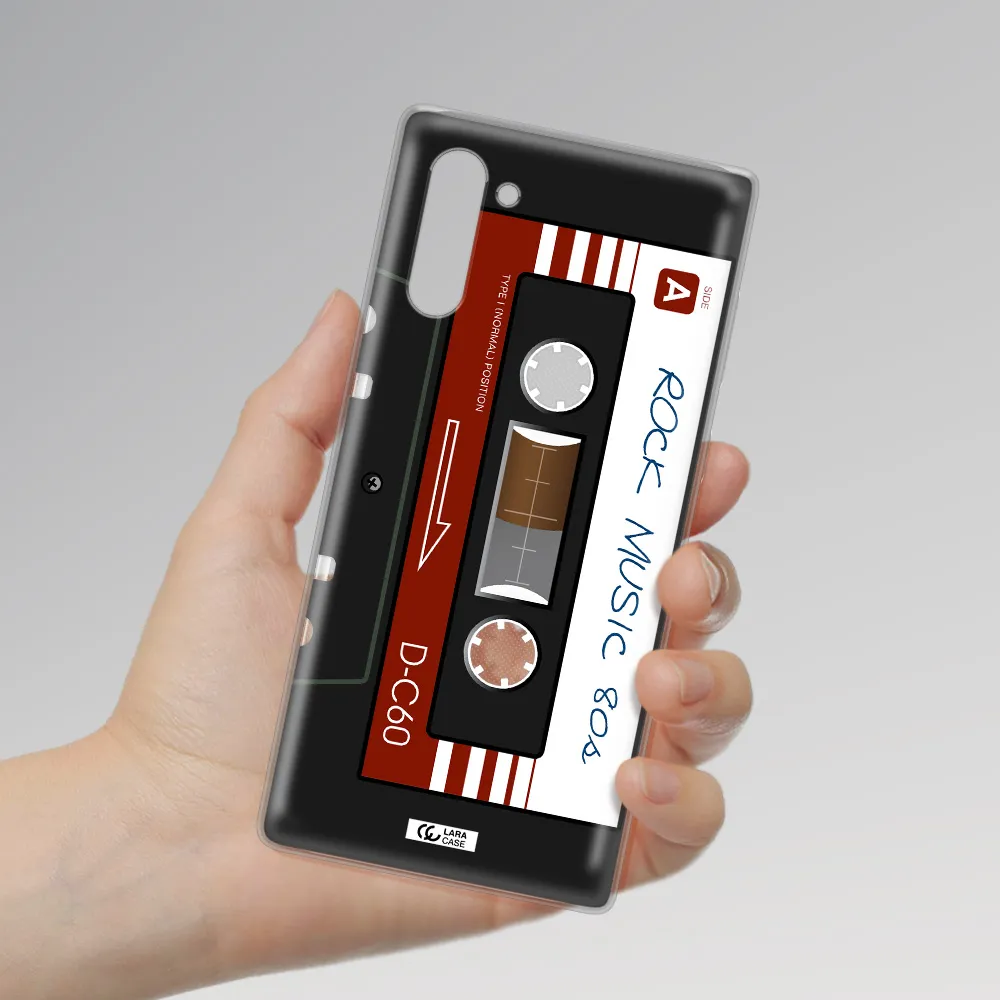 Ruck Music Cassette Samsung Note 10 Clear TPU Case