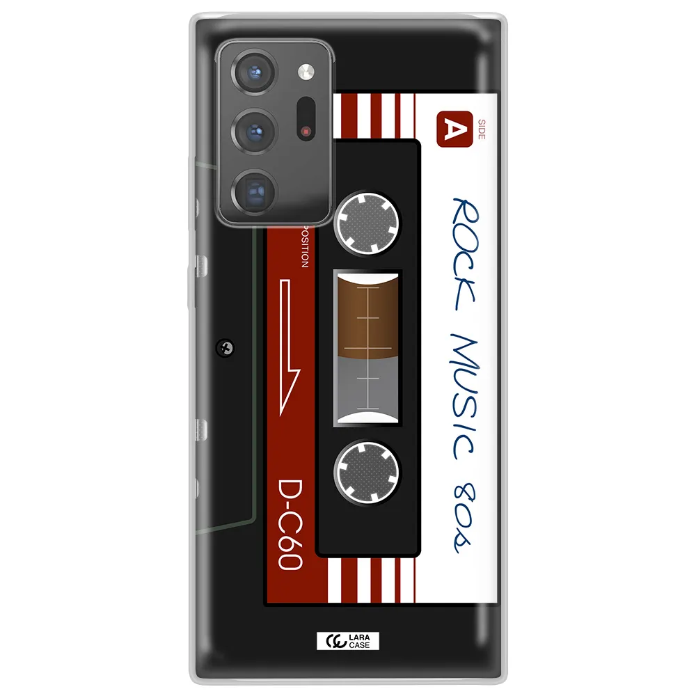 Ruck Music Cassette Samsung Note 20 Ultra Clear TPU Case