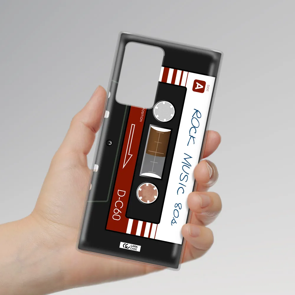 Ruck Music Cassette Samsung Note 20 Ultra Clear TPU Case