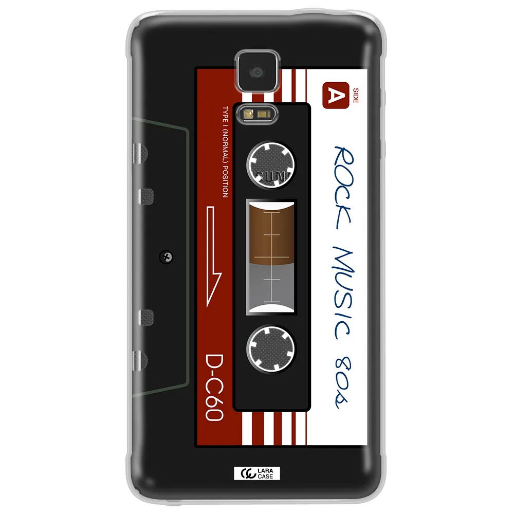 Ruck Music Cassette Samsung Note 4 Clear TPU Case