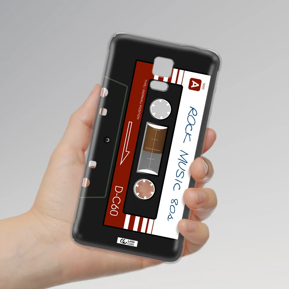 Ruck Music Cassette Samsung Note 4 Clear TPU Case