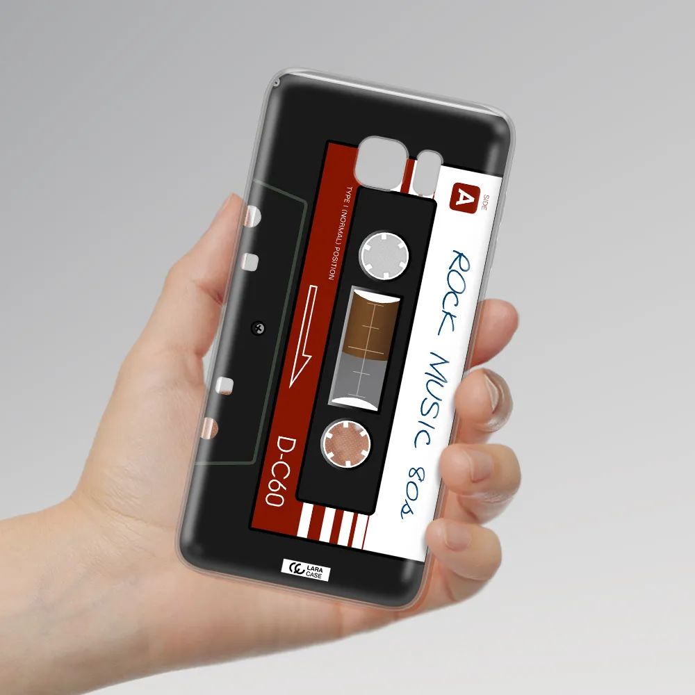 Ruck Music Cassette Samsung Note 5 Clear TPU Case