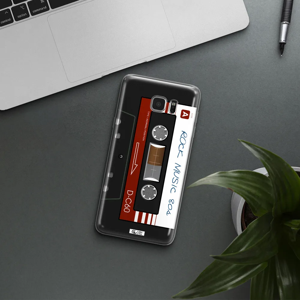 Ruck Music Cassette Samsung Note 5 Clear TPU Case