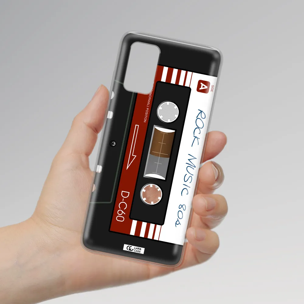 Ruck Music Cassette Samsung S 20 Plus Clear TPU Case