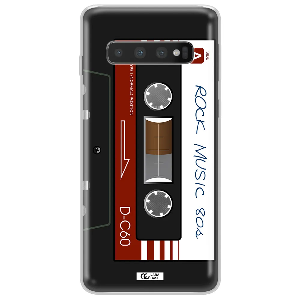 Ruck Music Cassette Samsung S10 Clear TPU Case