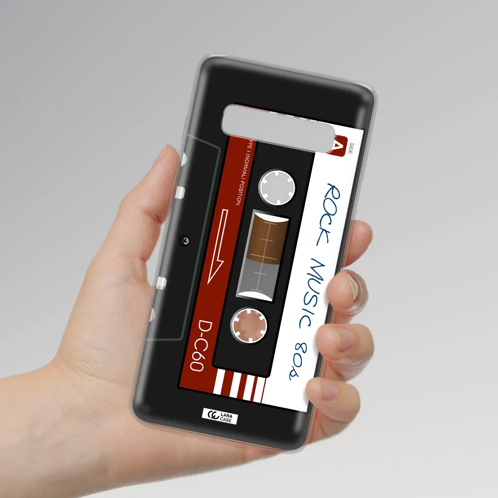 Ruck Music Cassette Samsung S10 Plus Clear TPU Case