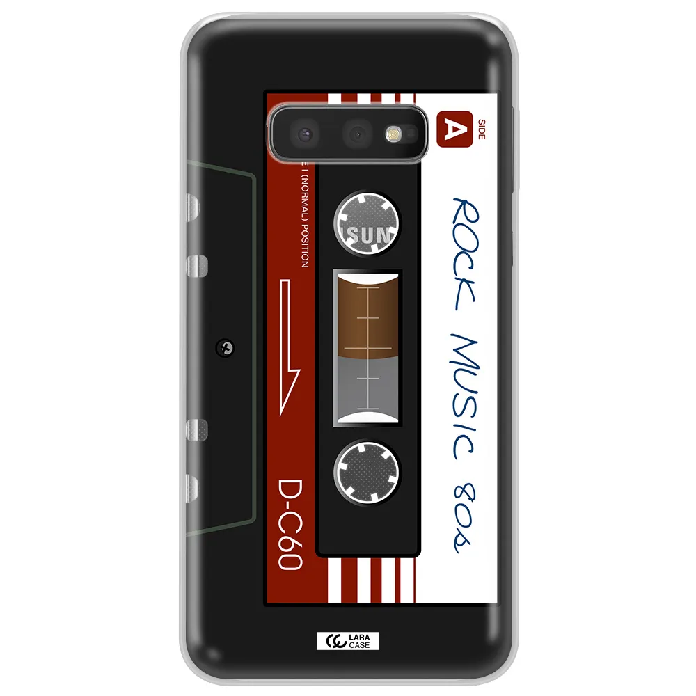 Ruck Music Cassette Samsung S10e Clear TPU Case