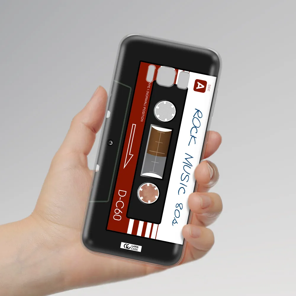 Ruck Music Cassette Samsung S8 Plus Clear TPU Case