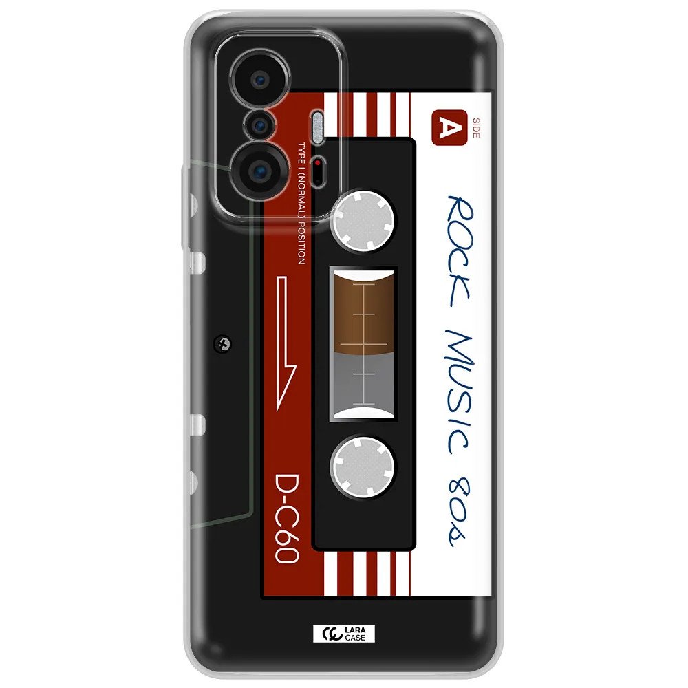 Ruck Music Cassette Xiaomi 11T Clear Tpu Case