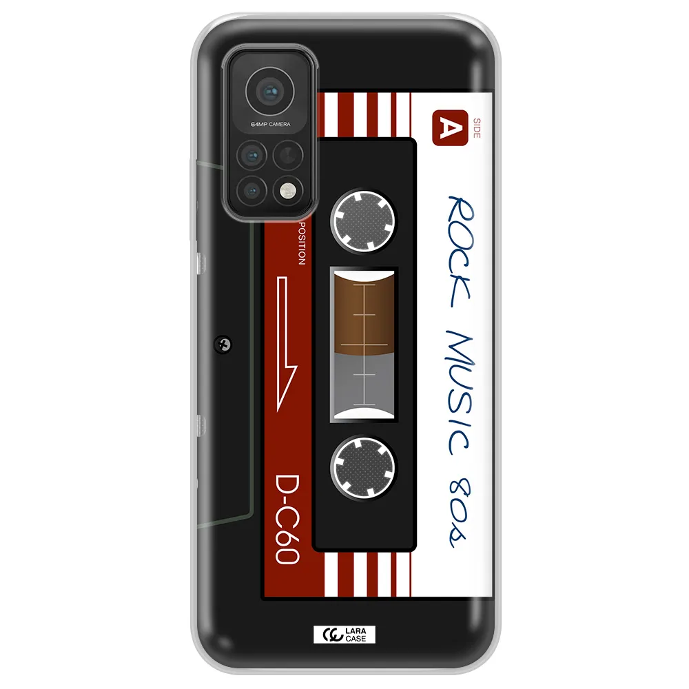 Ruck Music Cassette Xiaomi Mi 10T Clear TPU Case