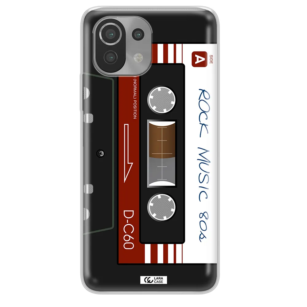 Ruck Music Cassette Xiaomi Mi 11 Lite Clear TPU Case