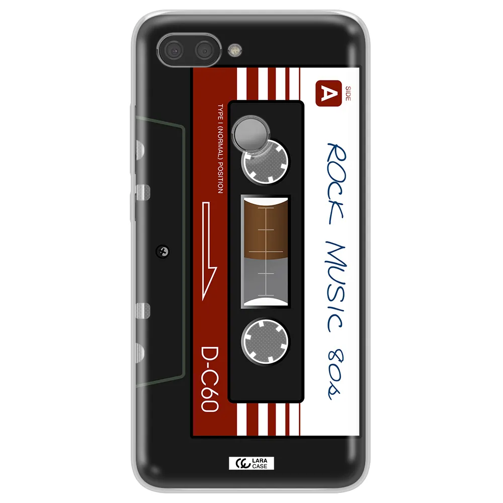 Ruck Music Cassette Xiaomi Mi 8 Lite Clear TPU Case