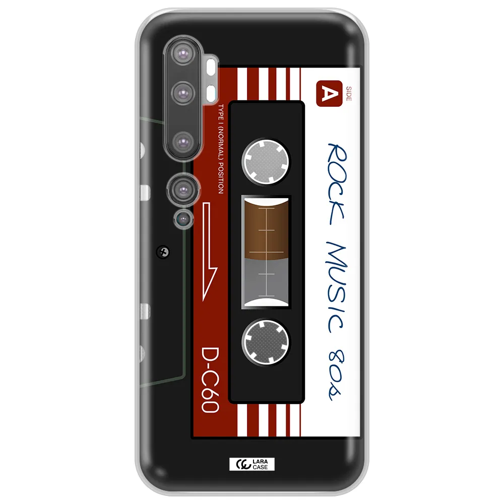 Ruck Music Cassette Xiaomi Mi Note 10 Clear TPU Case