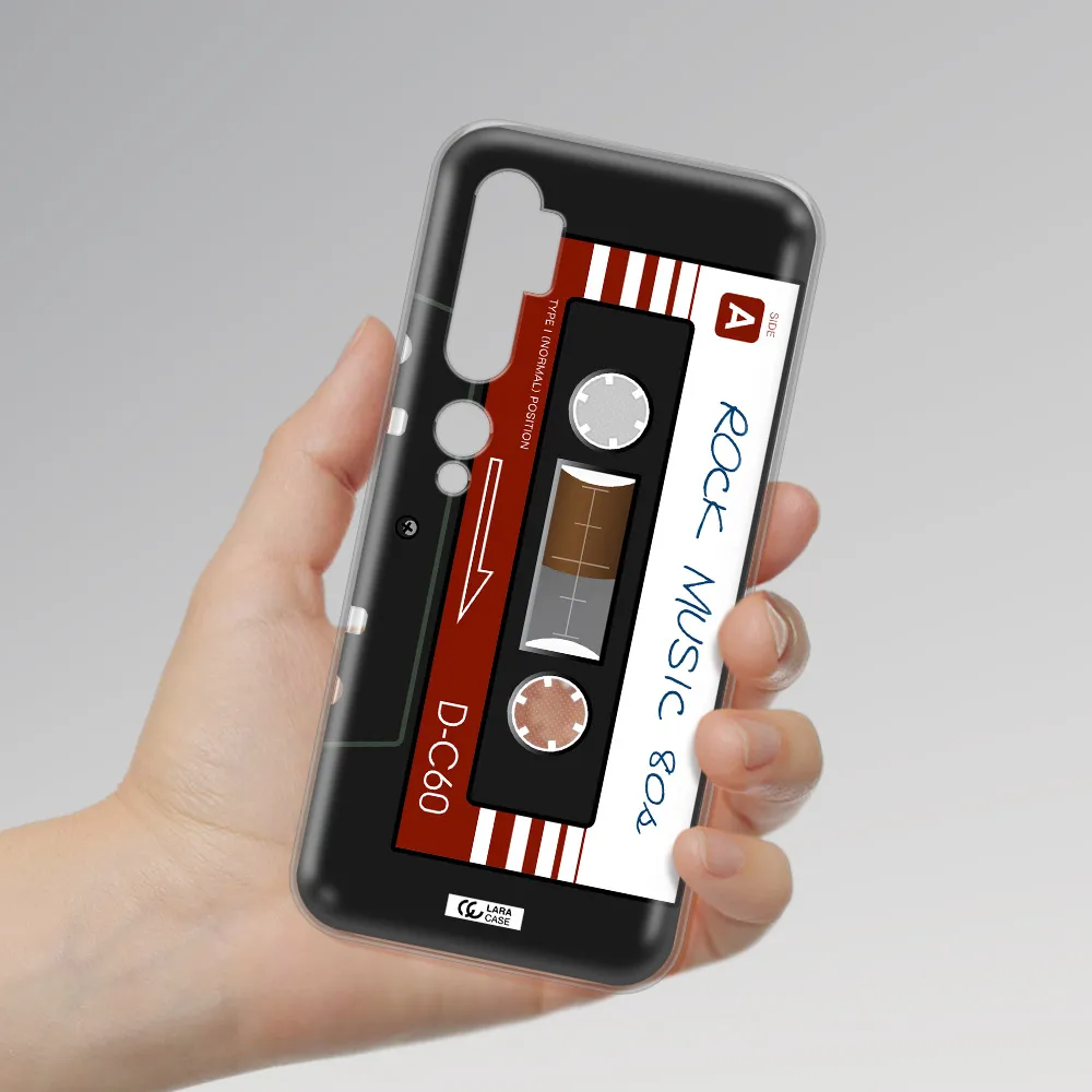 Ruck Music Cassette Xiaomi Mi Note 10 Clear TPU Case