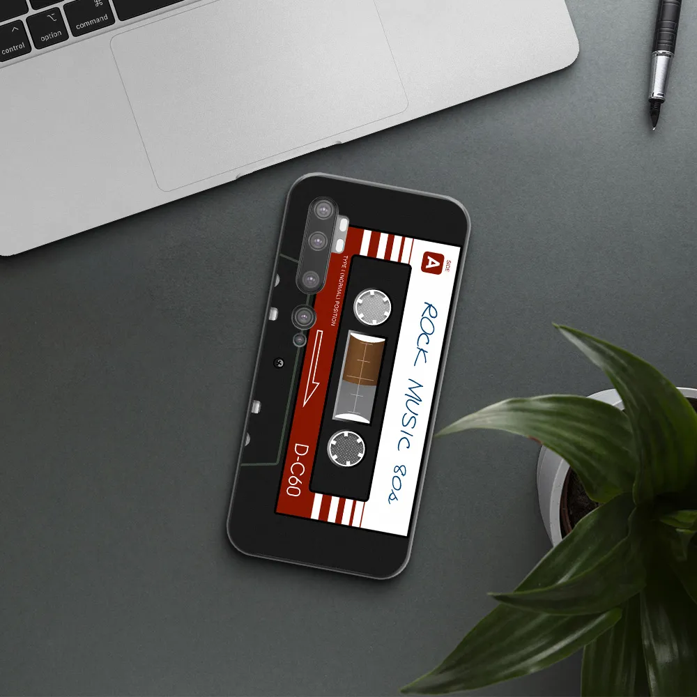 Ruck Music Cassette Xiaomi Mi Note 10 Clear TPU Case